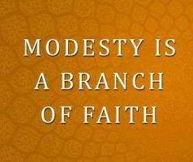 Modesty is a Part of Faith