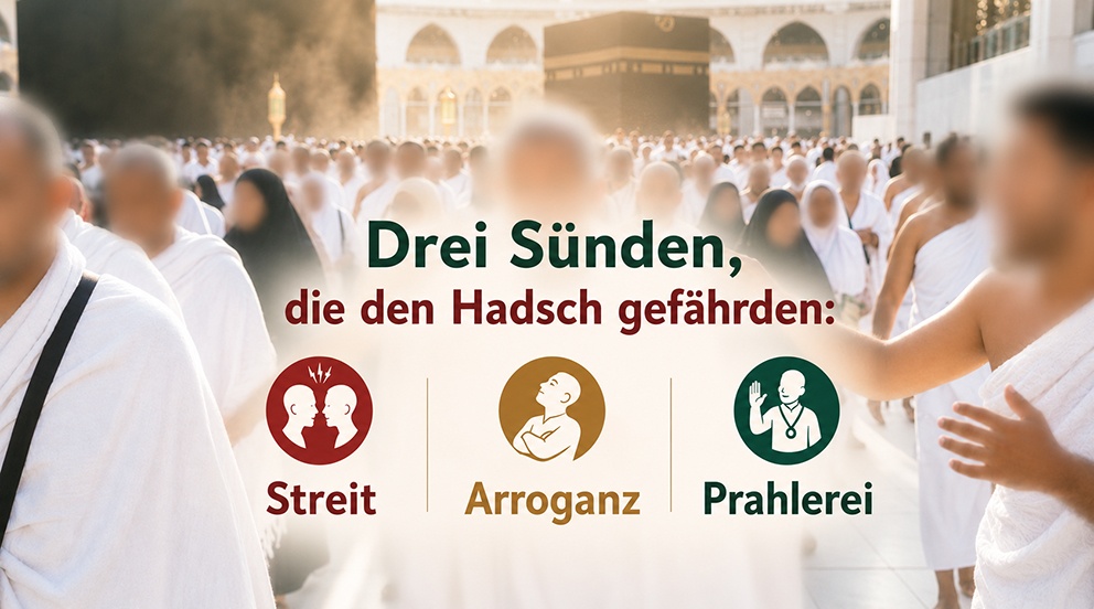 Drei S�nden, die den Hadsch gefährden: Streit, Arroganz, Prahlerei
