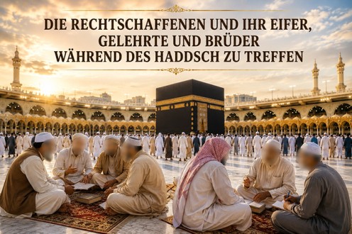 Die Rechtschaffenen und ihr Eifer, Gelehrte und Br�der während des Haddsch zu treffen: