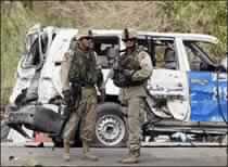 Blasts Ring out Across Central Baghdad