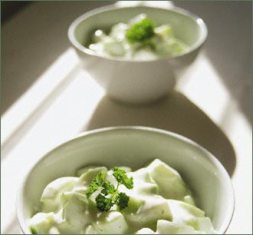 Ensalada de pepino y yogur